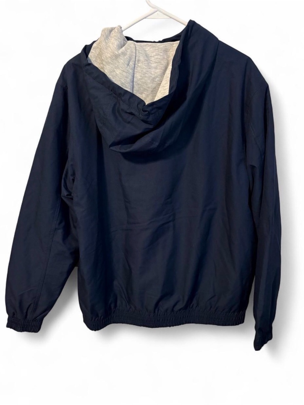 Champion Navy Hooded Windbreaker with Utah State Patch - Picture 6 of 8